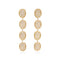 Lunaria Diamond Pave Linear Drop Earrings - 1